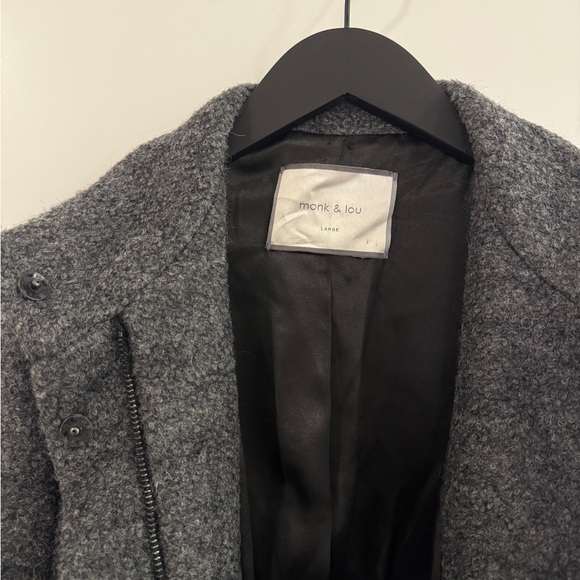 Monk & Lou Wool coat size Large ✨ - Picture 4 of 9